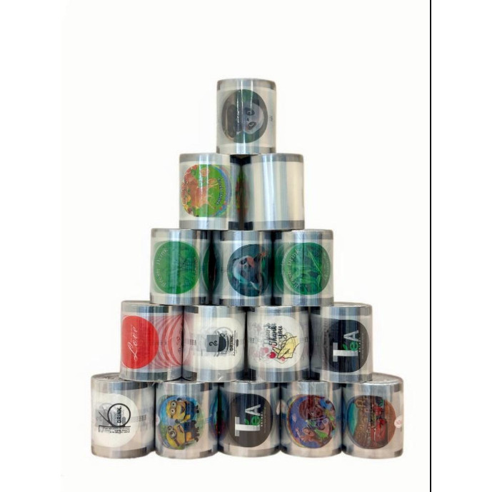 Isi 1200 | Cup Sealer Lid Plastik Premium Roll | Tutup Gelas Kopi Teh | Harga Pabrik