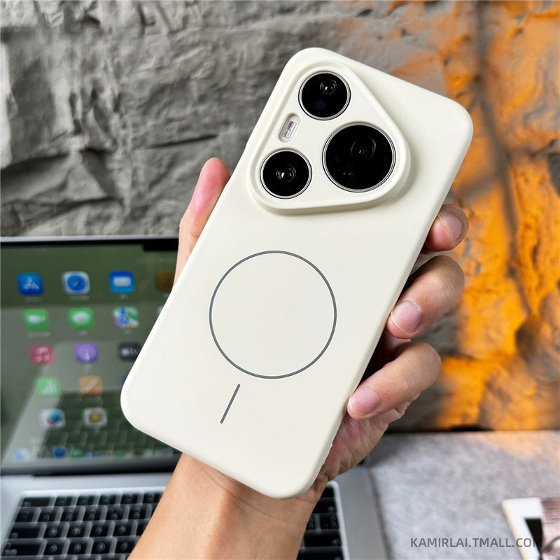 Casing HP Liquid Silicone Magnetic untuk HUAWEI Pura 90 90S Pro Max P80 P70 P60 P50 P40 Ultra Pro Pl