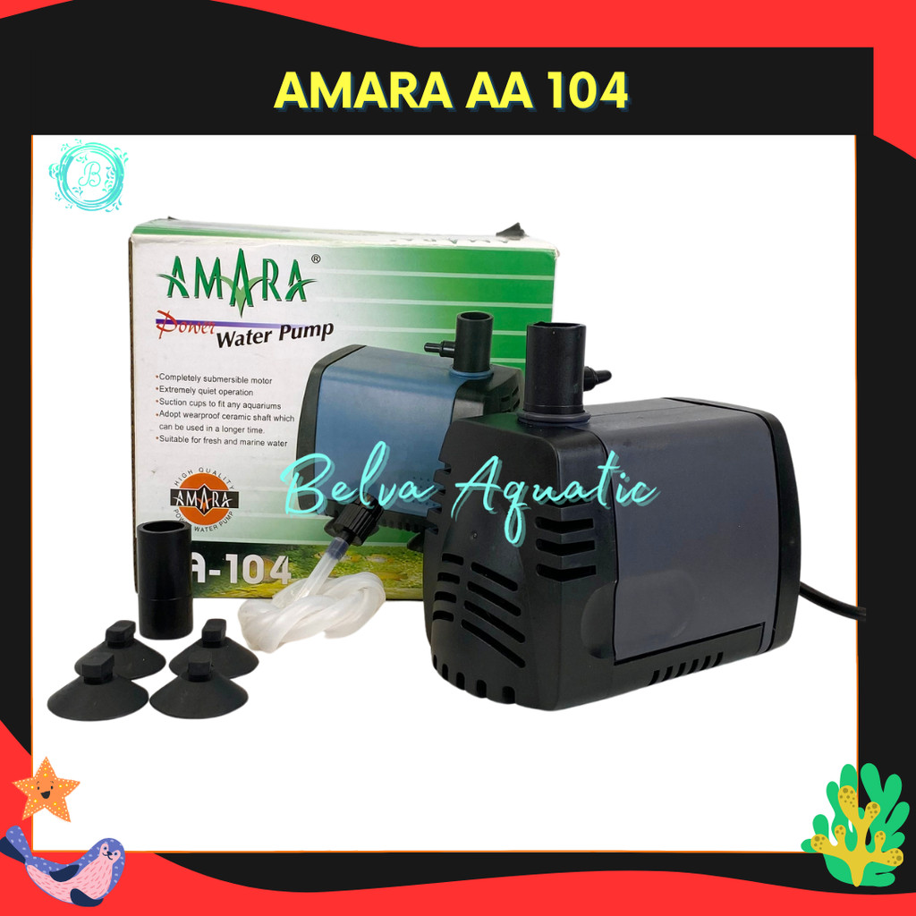 Amara AA 104 Amara AA-104 Pompa Aquarium Pompa Celup Aquarium Pompa Hidroponik Pompa Kolam