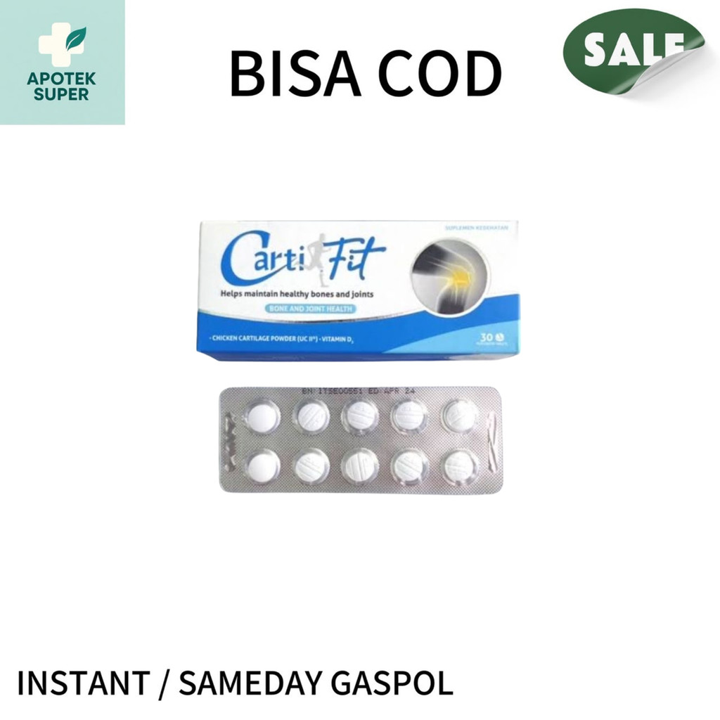 Cartifit Box 30 Tablet Untuk Kesehatan Tulang