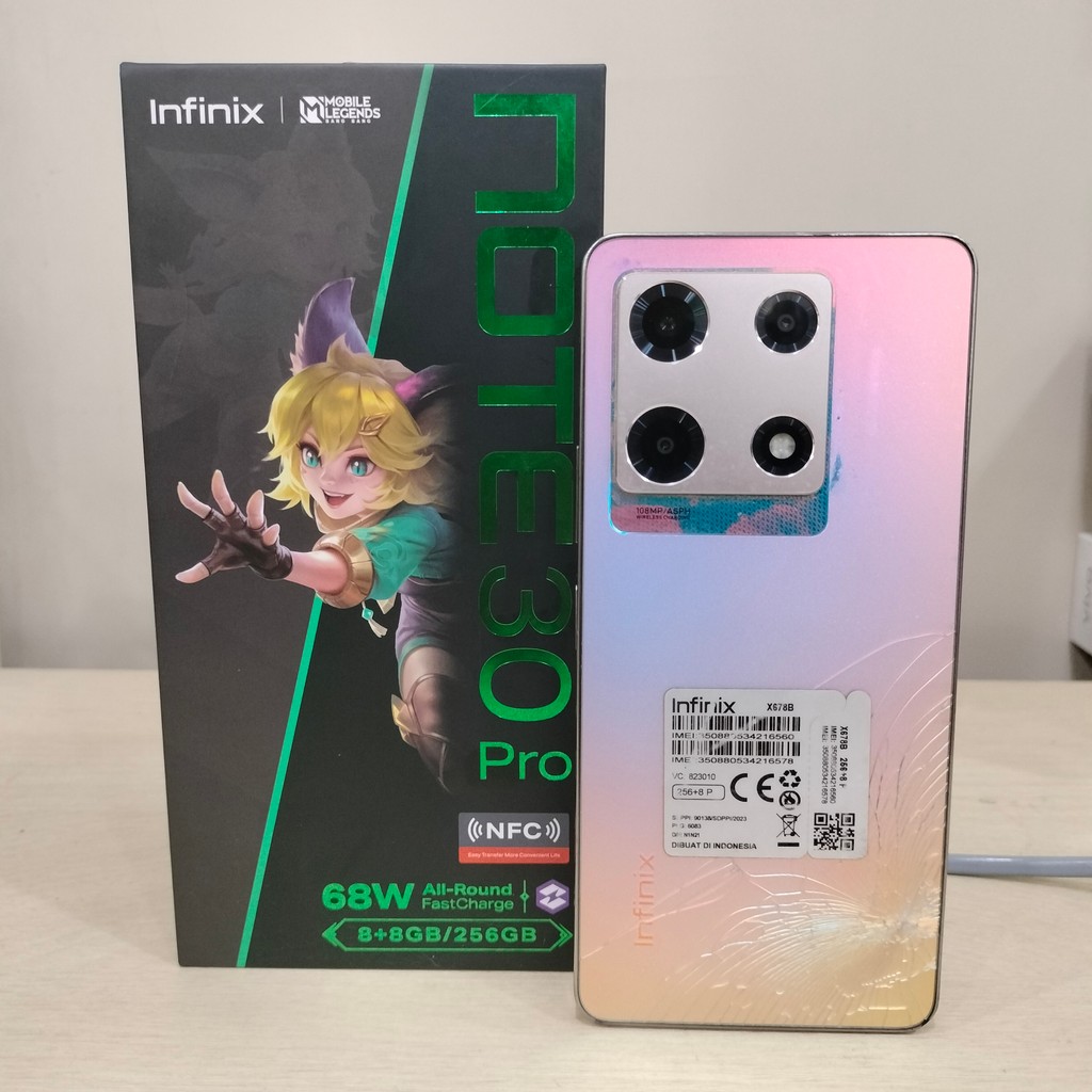 Handphone Infinix Note 30 Pro Ram 8/256GB (Cek Deskripsi Minus 0328) 216560