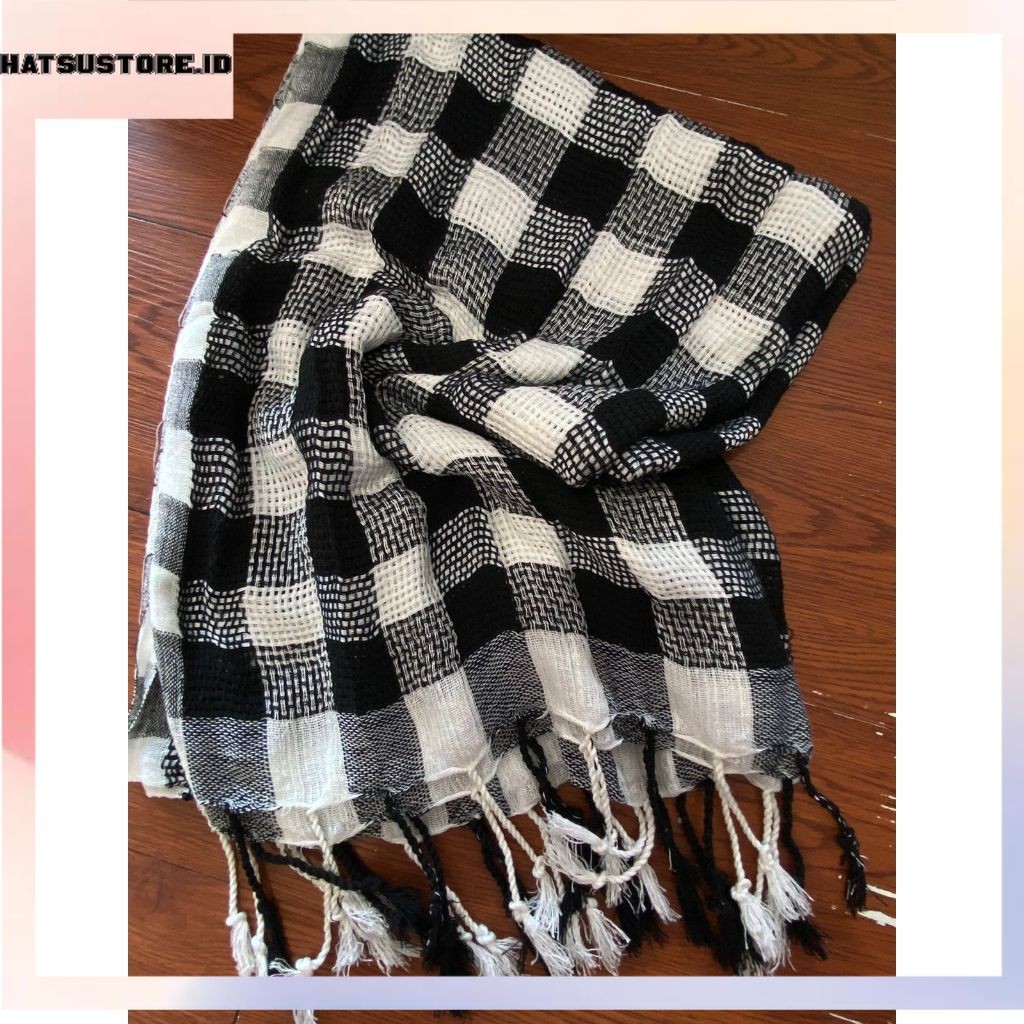 SELENDANG BALI RAJUT POLENG || SEELENDANG POLENG || SELEMPOD CATUR BALI