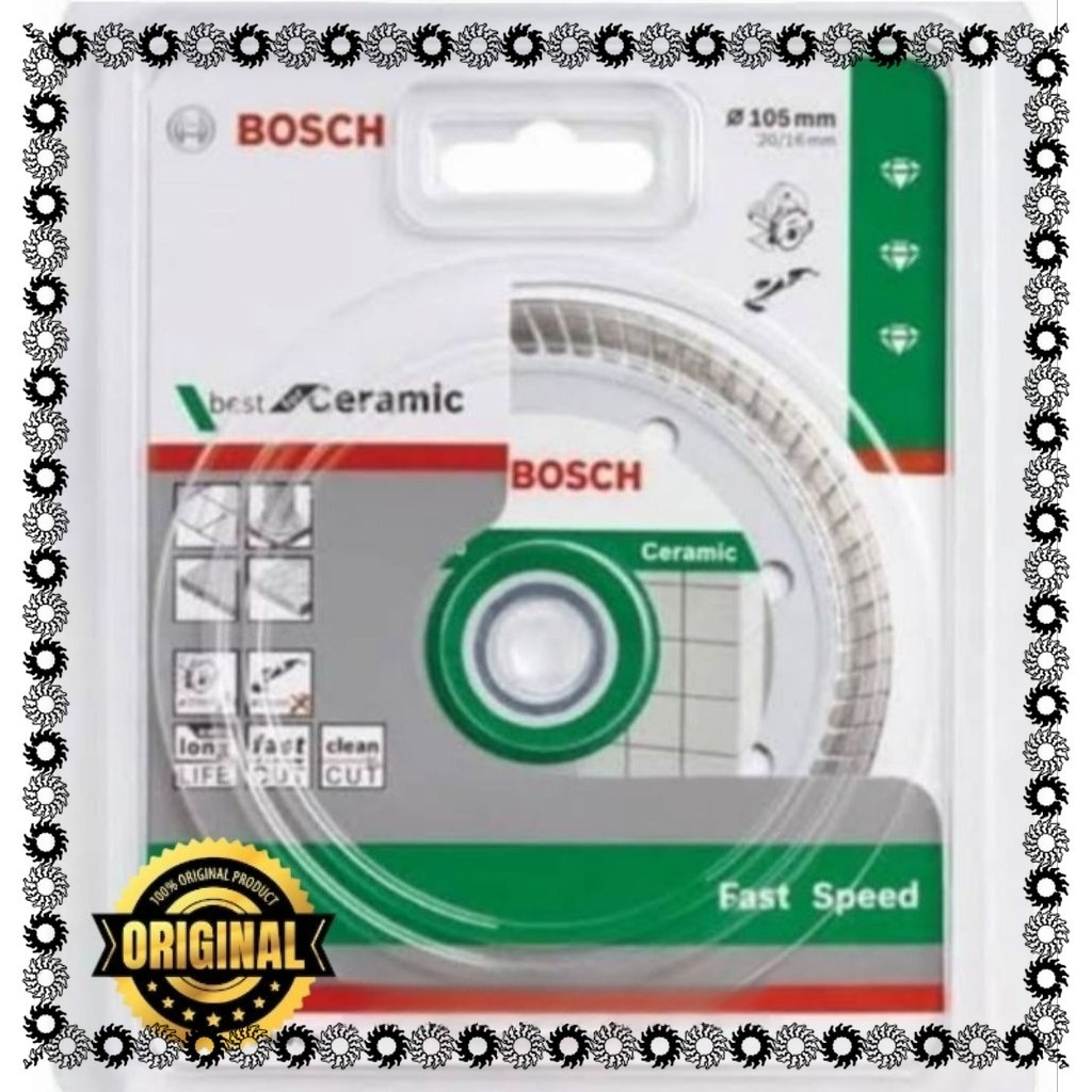 ORIGINAL BOSCH DENGAN HOLOGRAM MATA GURINDA KERAMIK TURBO BOSCH MATA GERINDA POTONG GRANIT BOSCH