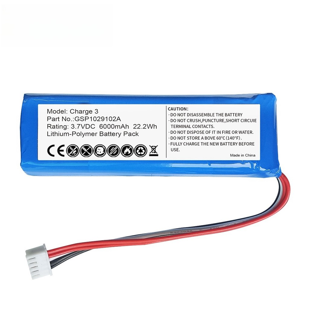 Original 6000mah Battery for JBL Charge 3 Charge3 GSP1029102A Batteria