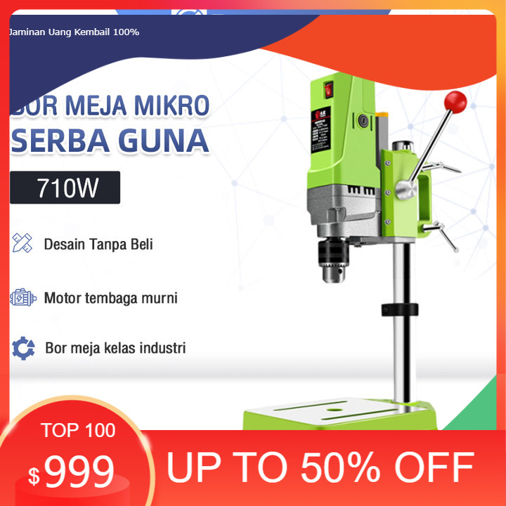 Elementmax Mesin Bor Duduk 13 MM Mini Bench Drill quality technology BOR DUDUK RYOTA Variable Speed 