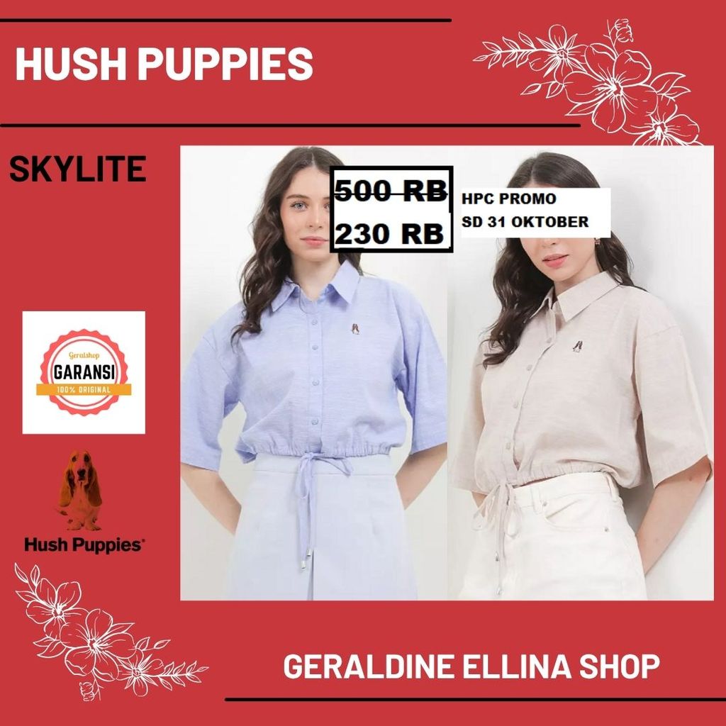 Baju Wanita Hush Puppies Original Store Seri SKYLITE