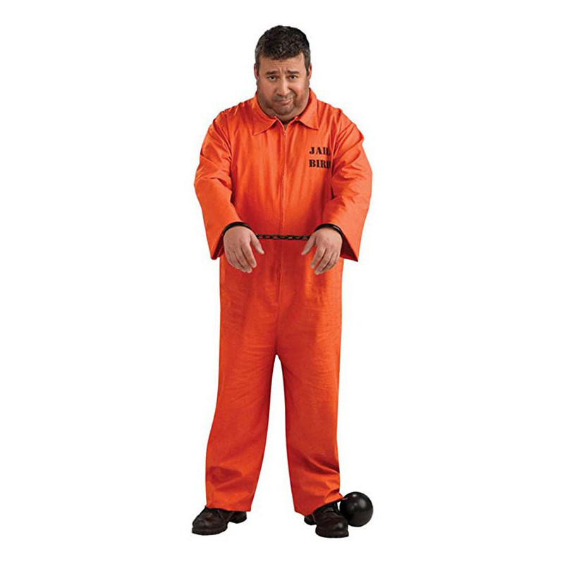 CC-141 kostum halloween police polisi tahanan penjara prisoner seragam wanita pria cosplay costume d