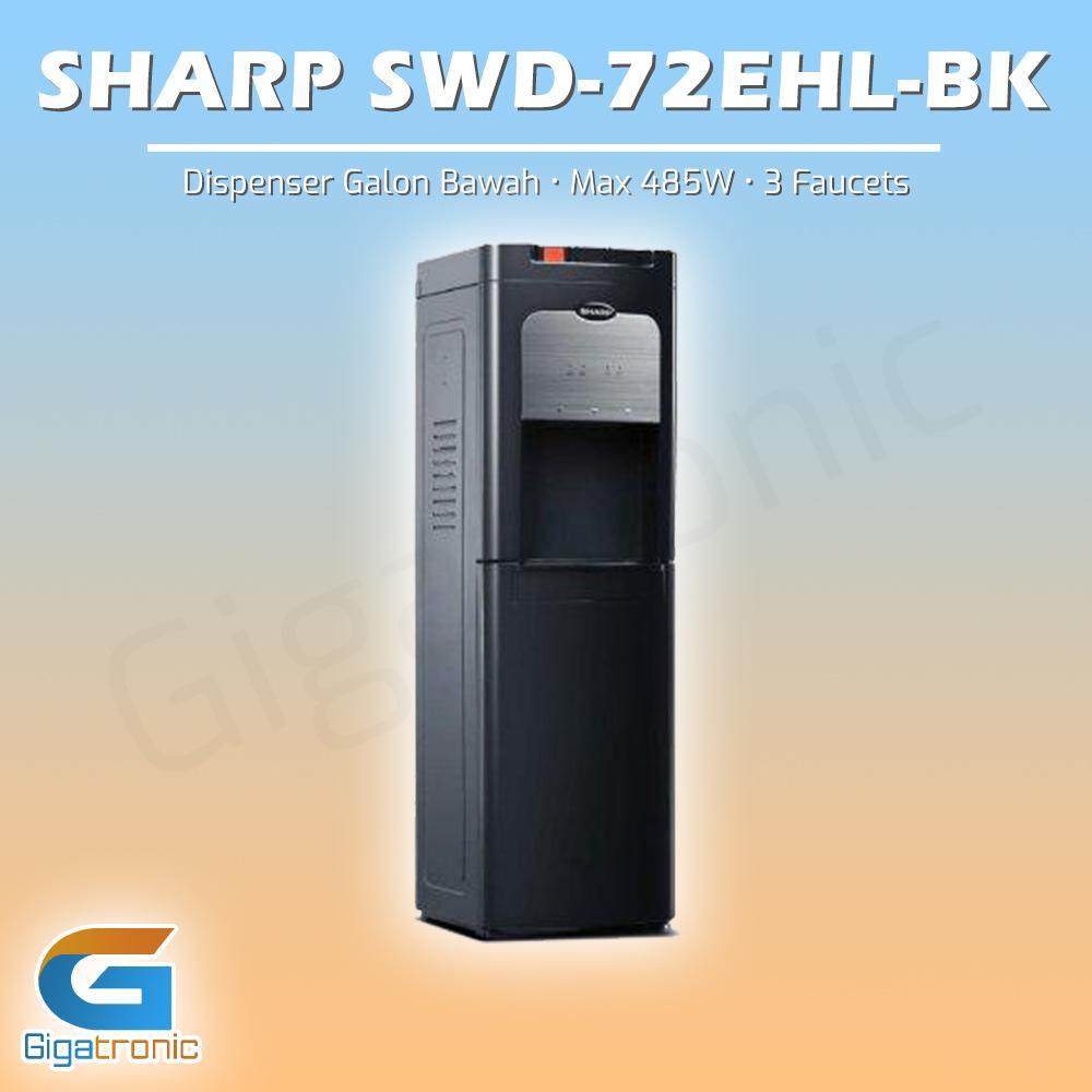 Dispenser Sharp SWD-72EHL-BK Galon Bawah / SWD72EHL / SWD 72EHL BK