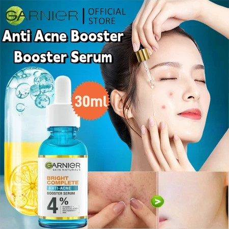 Garnier Bright Complete Serum Acne/Serum Garnier Anti Acne 30ml /Serum Mencerahkan Anti Jerawat