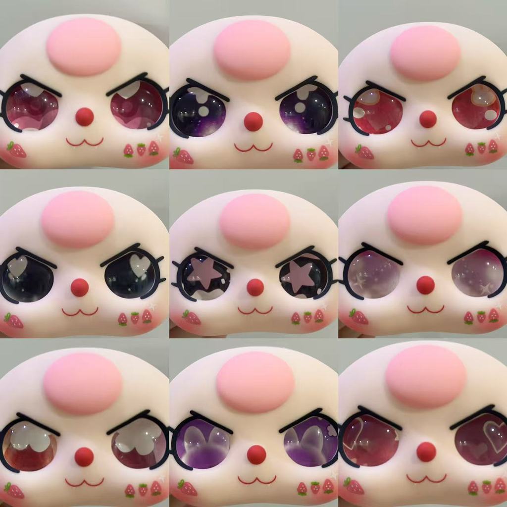 DIY Glass Eye Patch Accessories for Dolls Baby Three 400 100 Eye Replacement Face Swap Toy Hobbies D