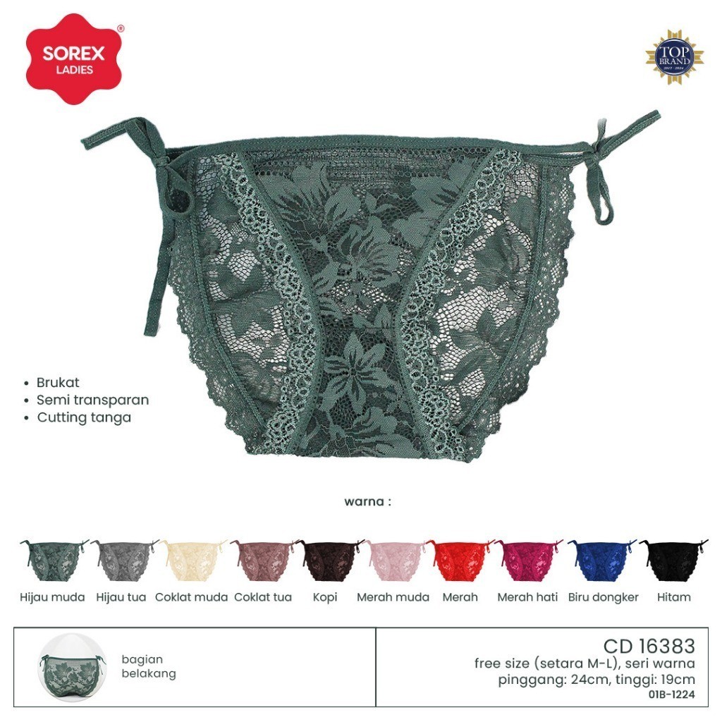 Sorex 16369 16383 16391 16405 16381 G string Sorex CD Renda Brokat Semi Transparan Brukat Celana Dal