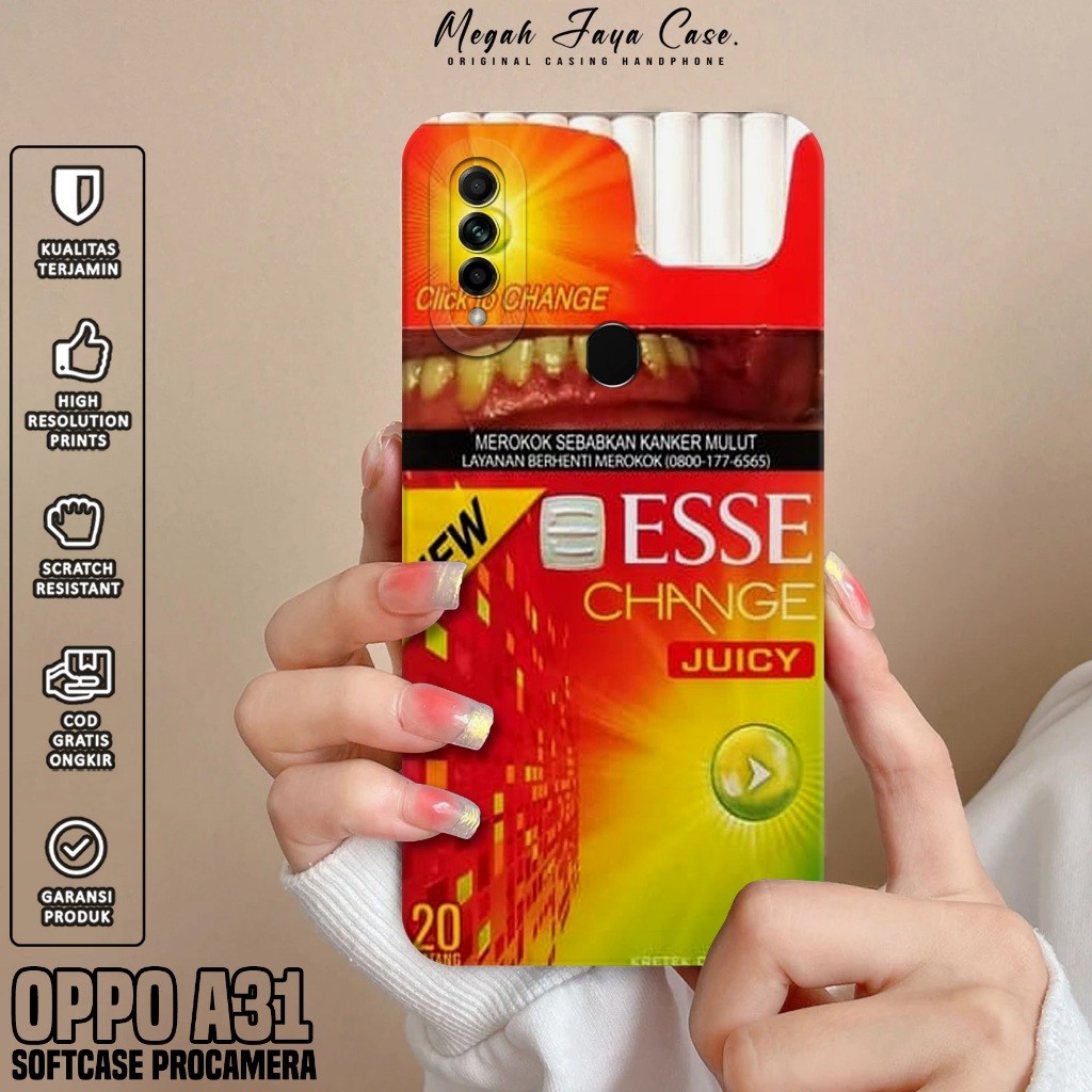 Softcase Hp Oppo A31 - Case Oppo A31 Motif ESS - Casing Oppo A31 - Silikon Hp Oppo A31 - Pelindung H