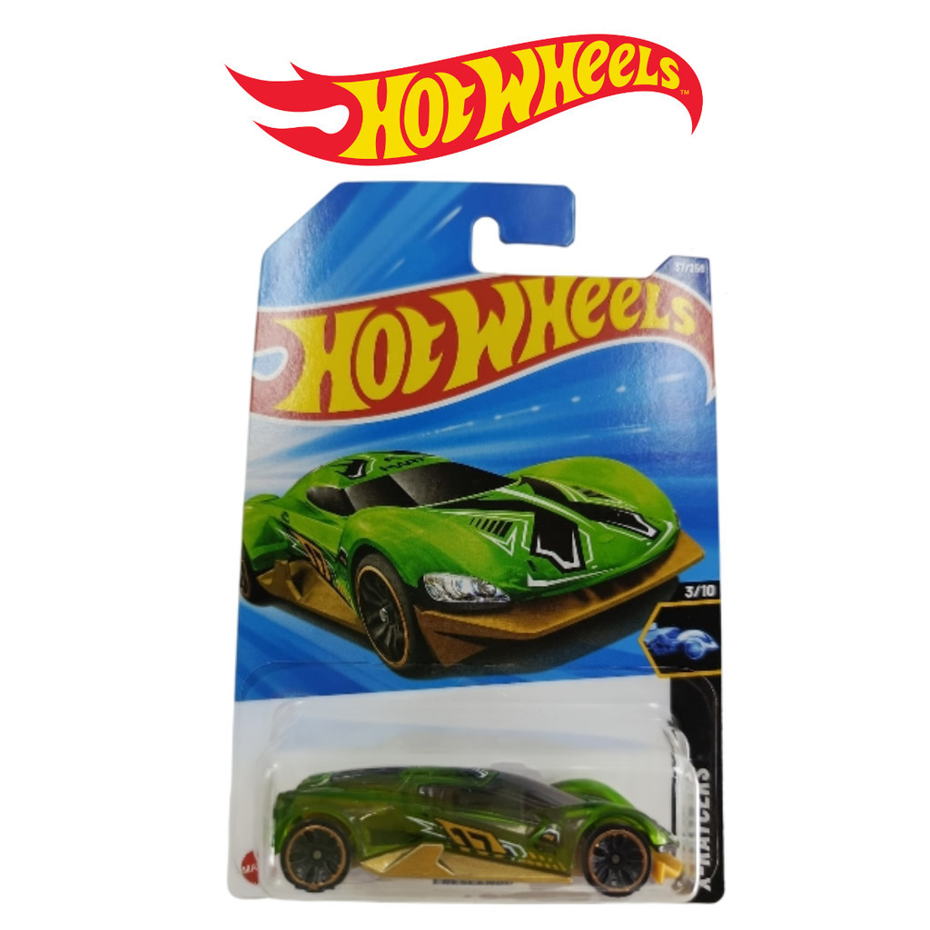 Hot Wheels Crescendo Hijau Base Gold X Raycers