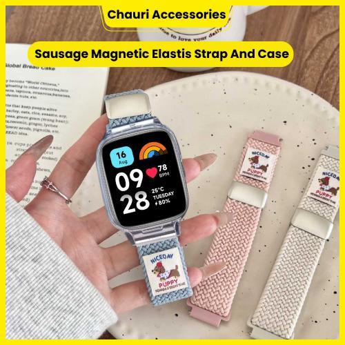 Sausage Magnetic Elastis Strap For Redmi Watch 1 Redmi Watch 2 Redmi Watch 3 Redmi Watch 3 Active