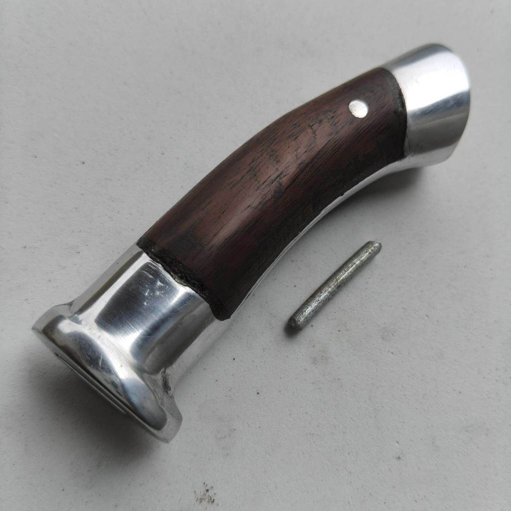 Peralatan genggam pegangan gagang golok mentahan duralium gagang bedog aksesories peralatan perkakas