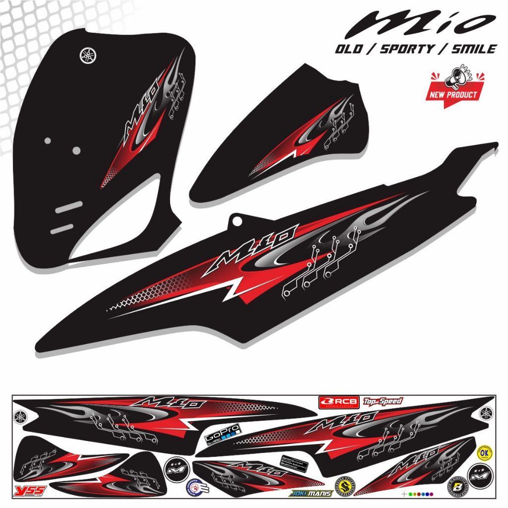 STRIPING VARIASI VARIASI STIKER MIO STRIPING POLET STRIPING MIO OLD MIO SPORTY VARIASI STRIPING KERE