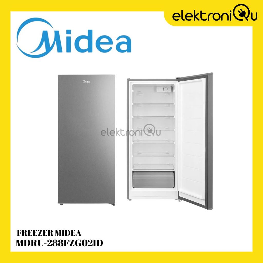 FREEZER MIDEA MDRU-288FZG02ID 200 LITER / Kulkas Upright Freezer Midea