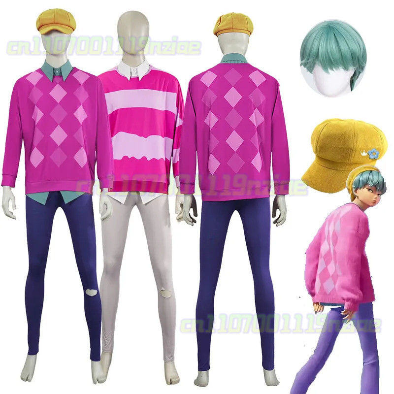 XS-XXXL Kpop Demon Hunters Baby Saja Boys Cosplay Costume Wig Hat Anime Game Man Idol Outfit Hallowe