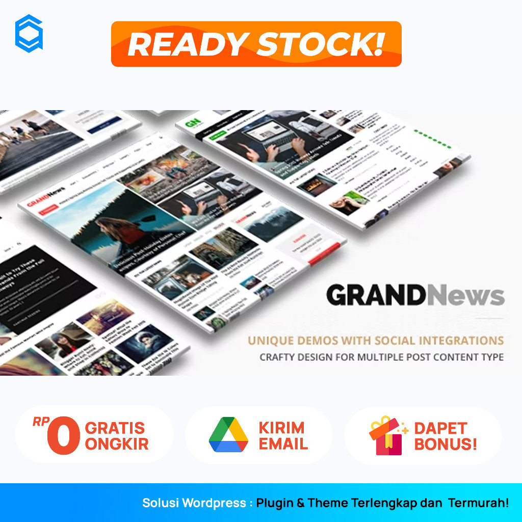 Grand News Wordpress Berita News Magazine Newspaper WordPress Theme Premium
