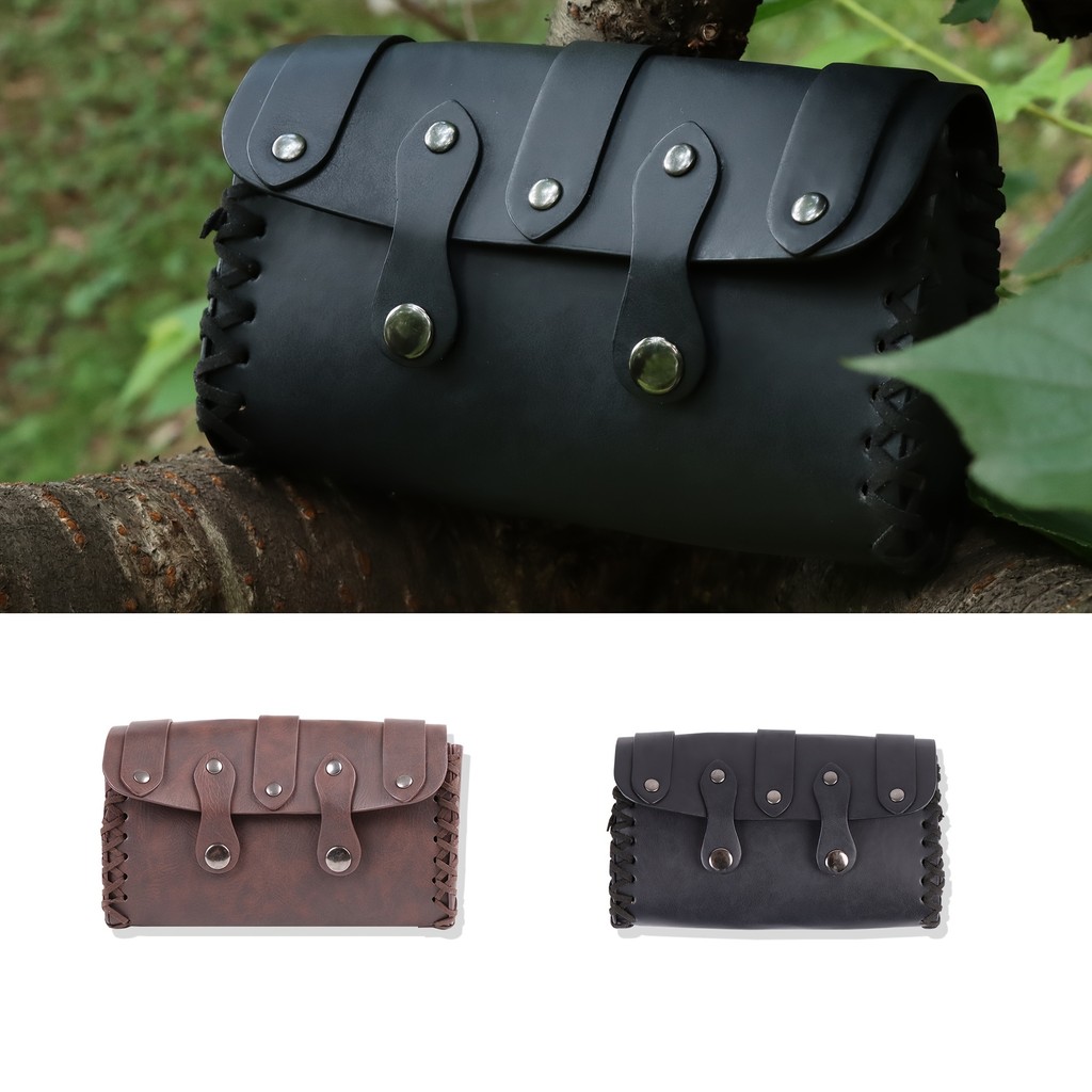 1pc Meeval Vintage Waist Bag, Renaissance Role-Playing Waist Bag, Portable Phone Pou for Renaissance