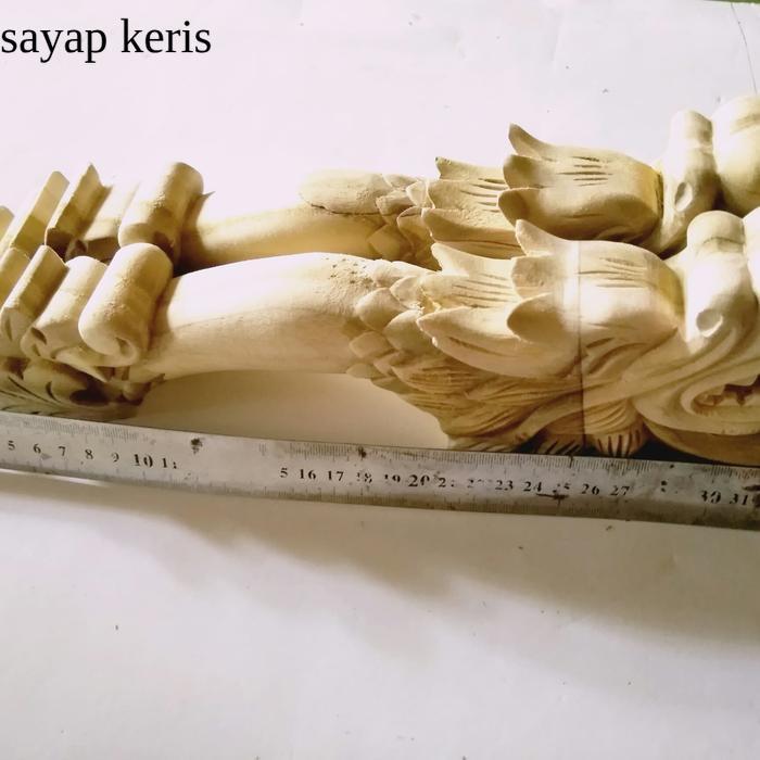 sepasang handle pintu ukir naga jati SY8