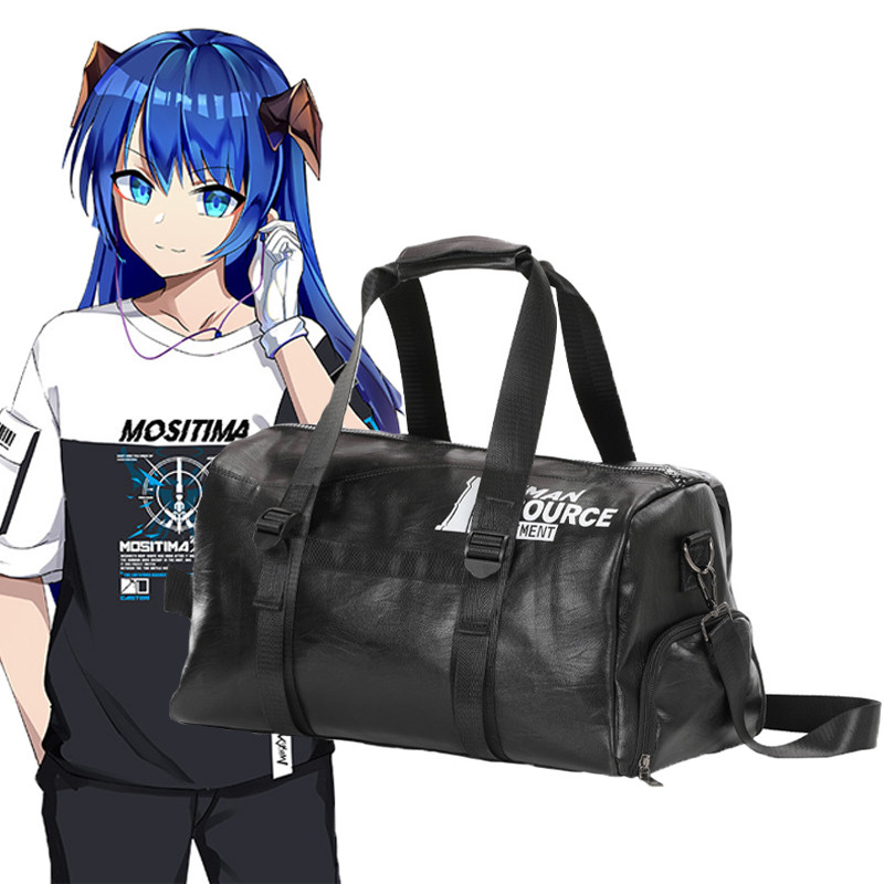 Game Arknights Cosplay Operator Sear Large-capacity PU Leather Zipper agonal Travel Messenger Bag 45