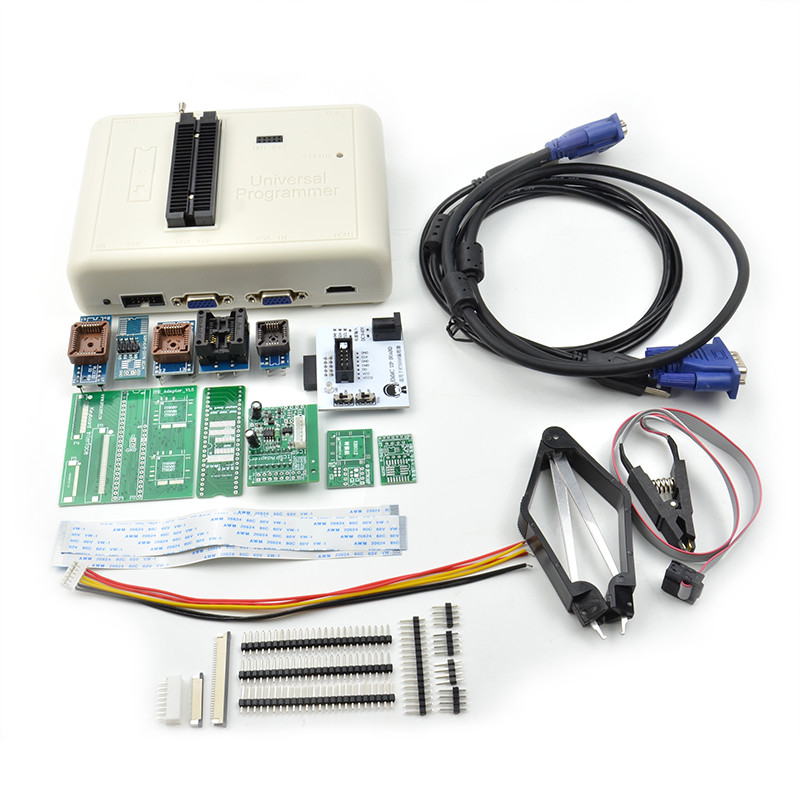 100% Original RT809H Fast Universal Programmer + 11 Adapters EMMC-NAND FLASH + Customized EMMC ISP B