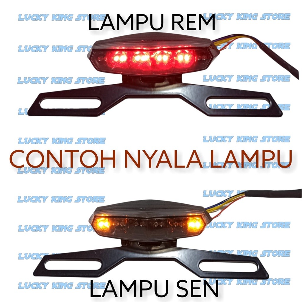lampu stop klx bawah jok rx king LED atau lampu belakang rx king bandungan atau lampu stop rx king v