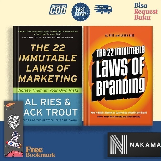 The 22 Immutable Laws of Marketing | The 22 Immutable Laws of Branding By Al Ries (ENG)