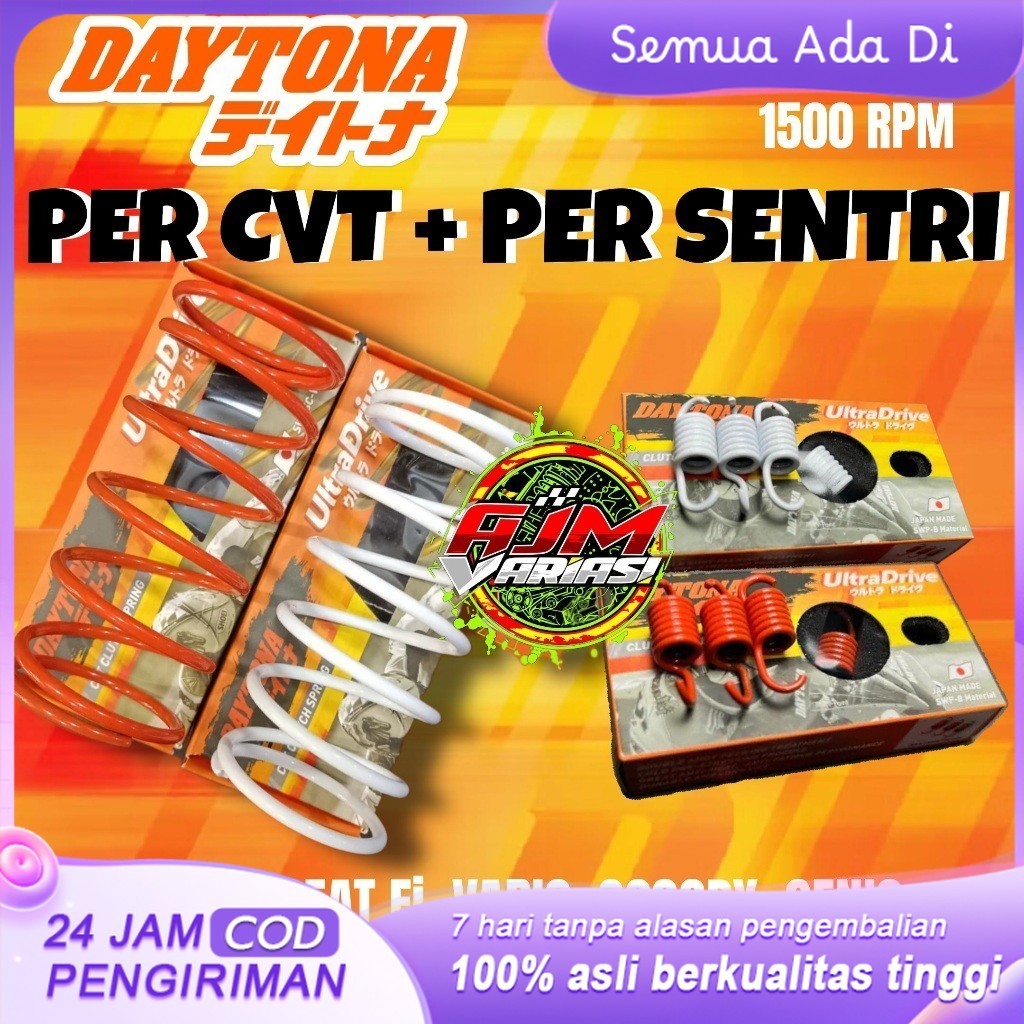 Per CVT Daytona 1000RPM 10% Beat - Scoopy FI ESP Genio Per CVT Original Daytona Racing Scoopy 2021