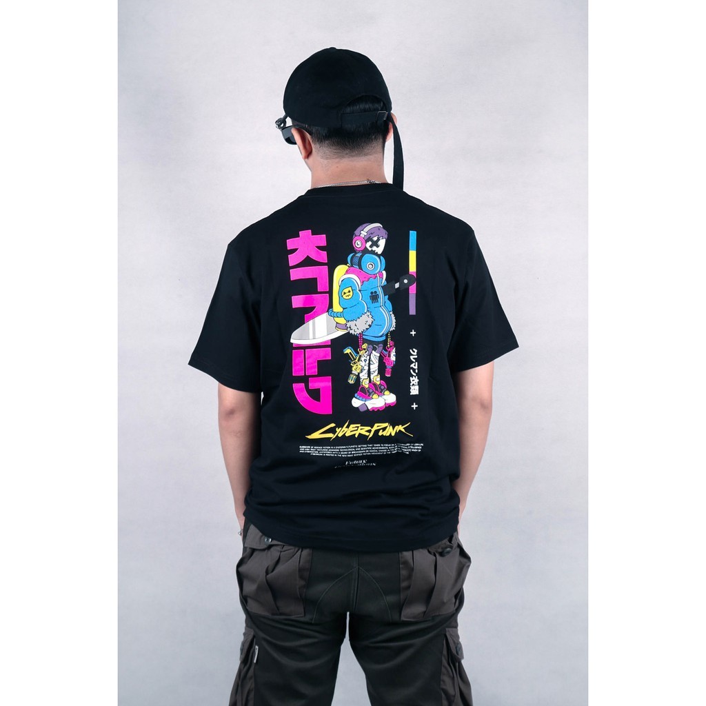 [HOT] Kremlin T-shirt Electropunk ""Kazuo"" T-shirt pria