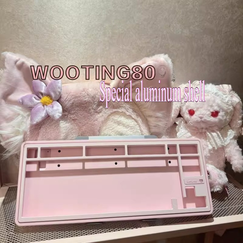 WOOTING80 Keyboard Case Customized Aluminum Alloy Shell Magnetic Switch Keyboard Kit for Gaming Mech