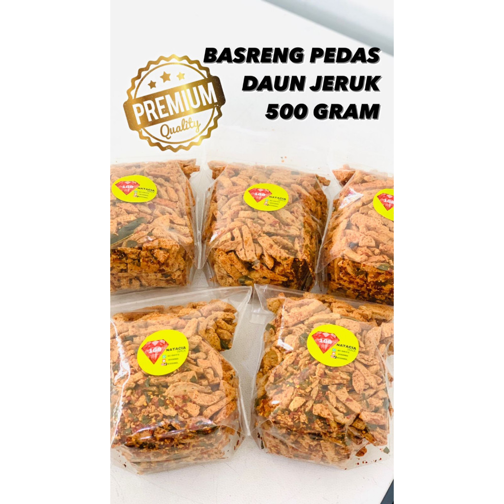 [500 GR] BASRENG DAUN JERUK PEDAS / BASRENG ORI / READY MEDAN BASRENG BAKSO GORENG MEDAN BASRENG ENA