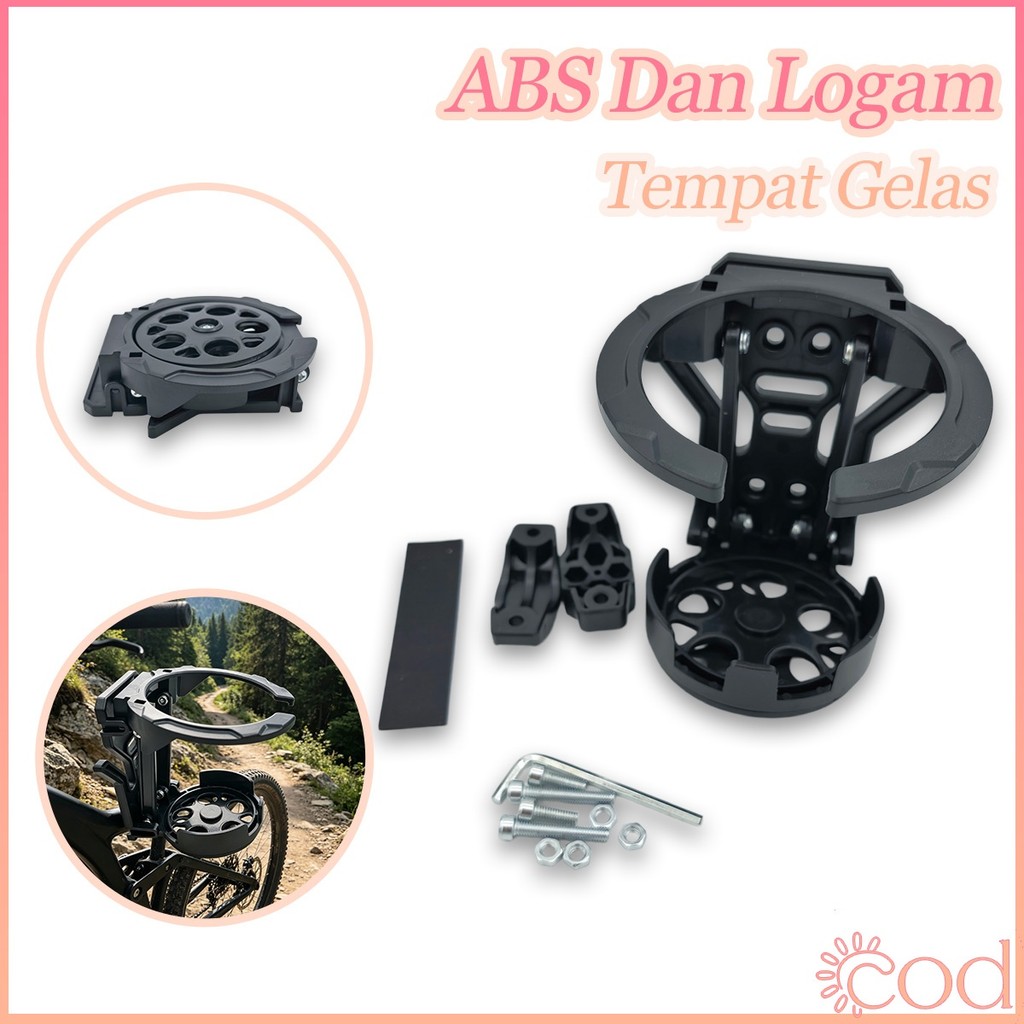 Cup Holder Motor Lipat Cup Holder Minuman Motor Tempat Minum Botol Motor Dudukan Gelas Motor Folding