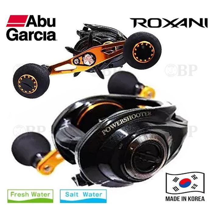 ABU GARCIA Reel Baitcasting ROXANI POWERSHOOTER JDM 8.0:1 4+1BB Carbon Drag Freshwater Saltwater