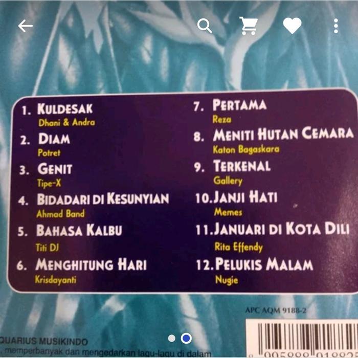 CD HITS OF THE YEAR 5. reza dhani & andra potret tipe-x titi dj krisdayanti ahmad band gallery memes