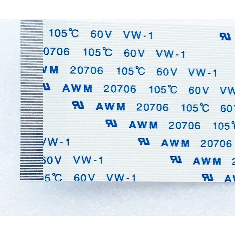 AWM 20706 105C 60V VW-1 Flexible FFC Ribbon Cable