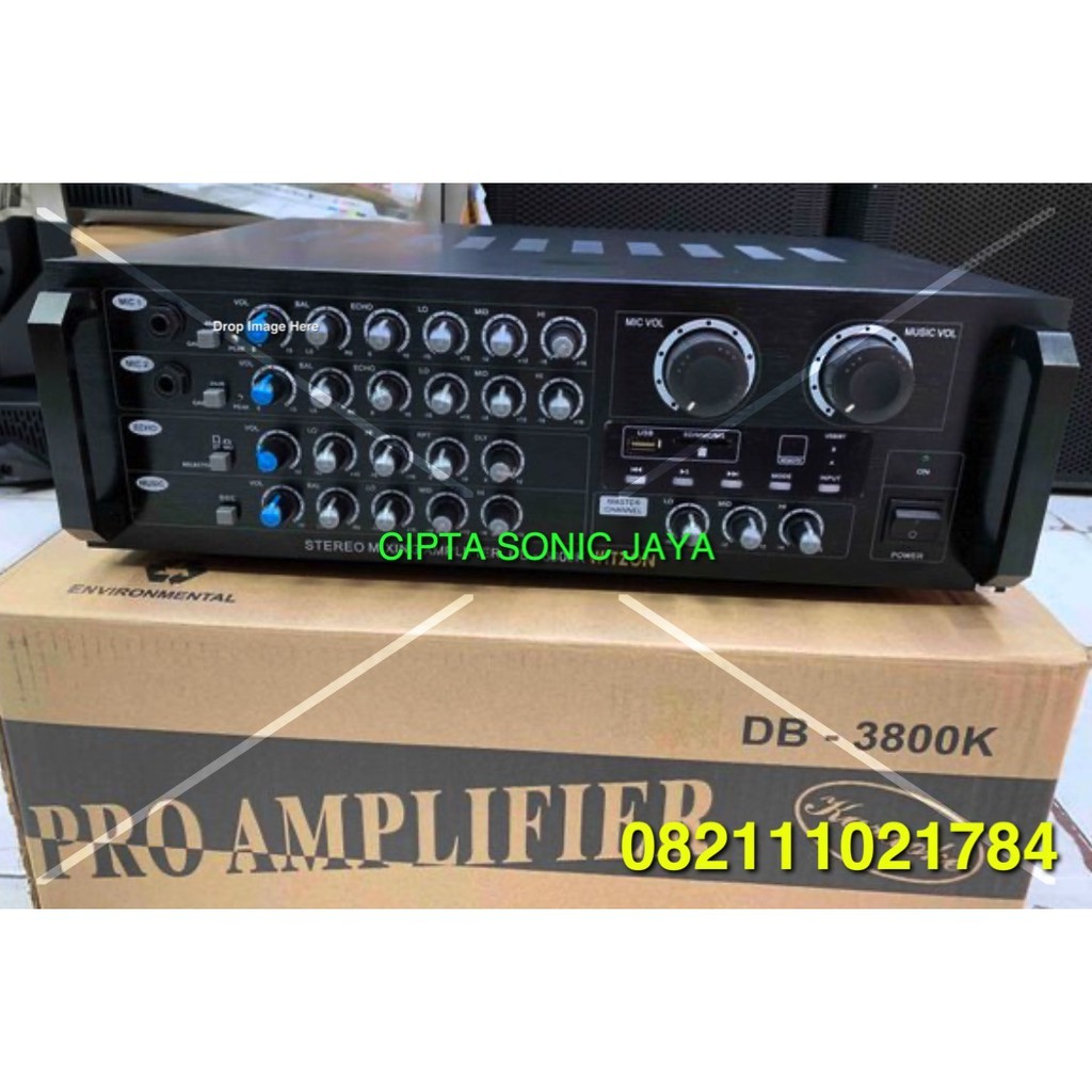 (KUALITAS TERBAIK) AMPLI DUSENBERG DB 3800 AMPLIFIER DUSEN BERG DB3800 - TERMURAH