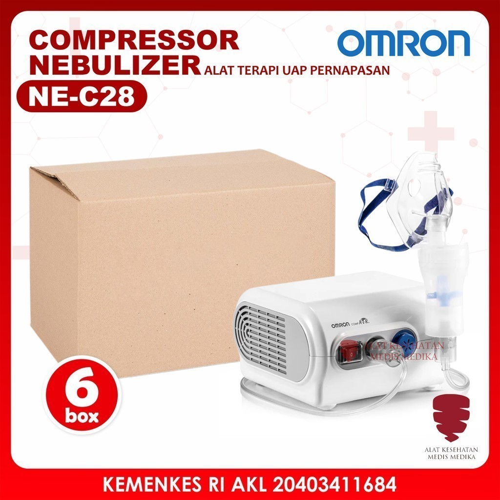 Omron Compressor Nebulizer NE-C28 Alat Uap Terapi Asma