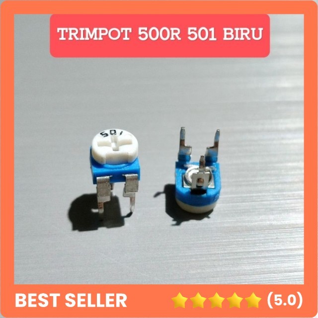 Trimpot 500r ohm 501 Trimpot, Trimmer Vertical Resistor (VR)