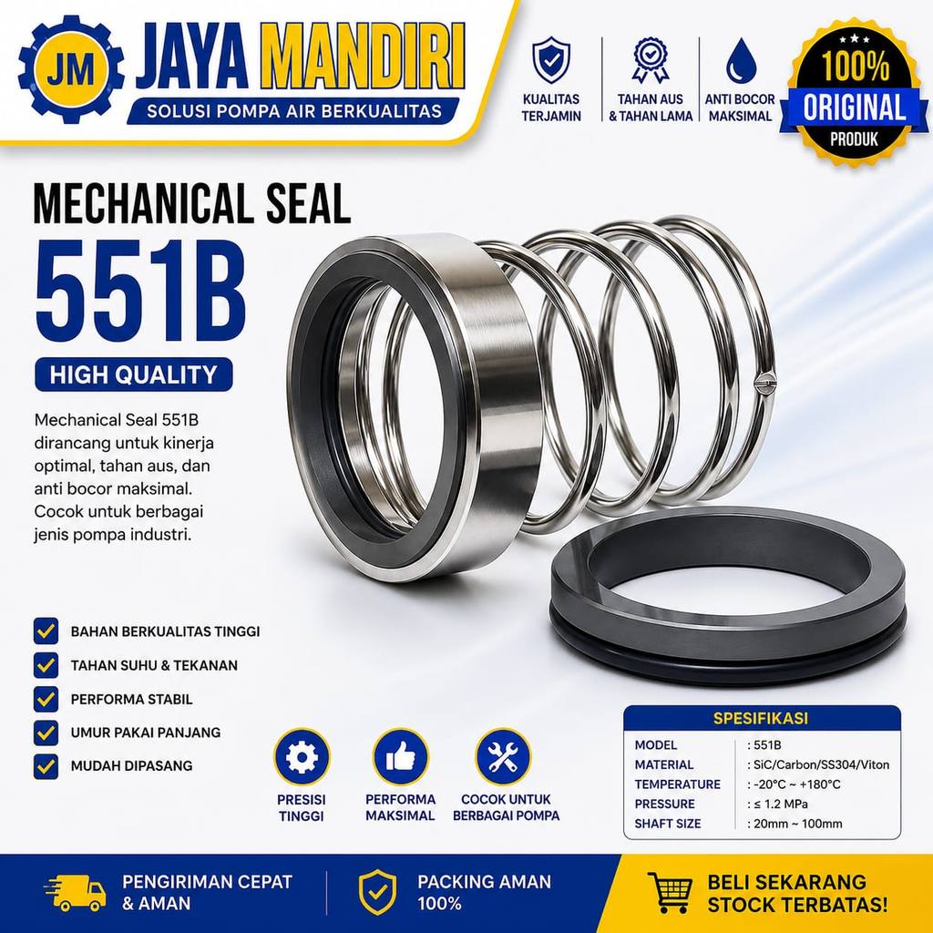 Seal As Mechanical seal 551B-43 (as 43mm)