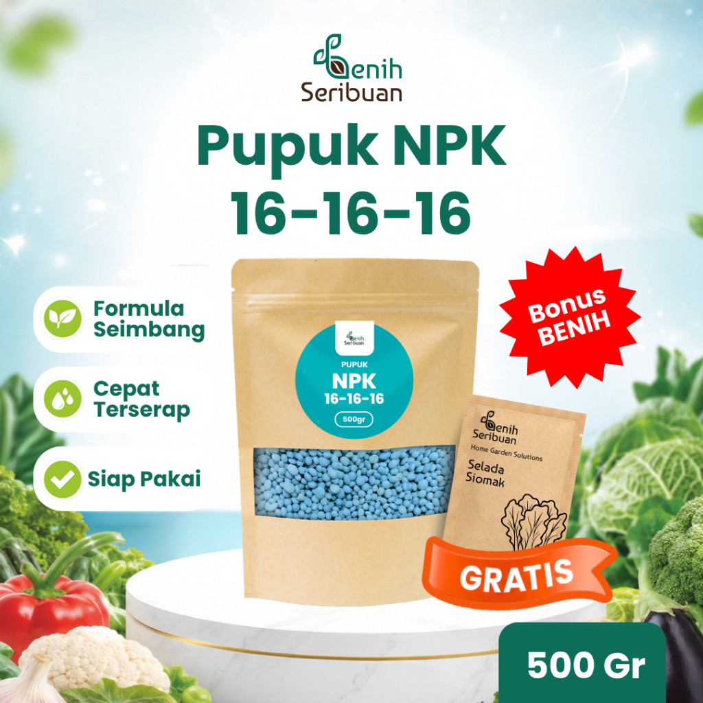 Benih Seribuan - Pupuk NPK 161616 Cap Tawon