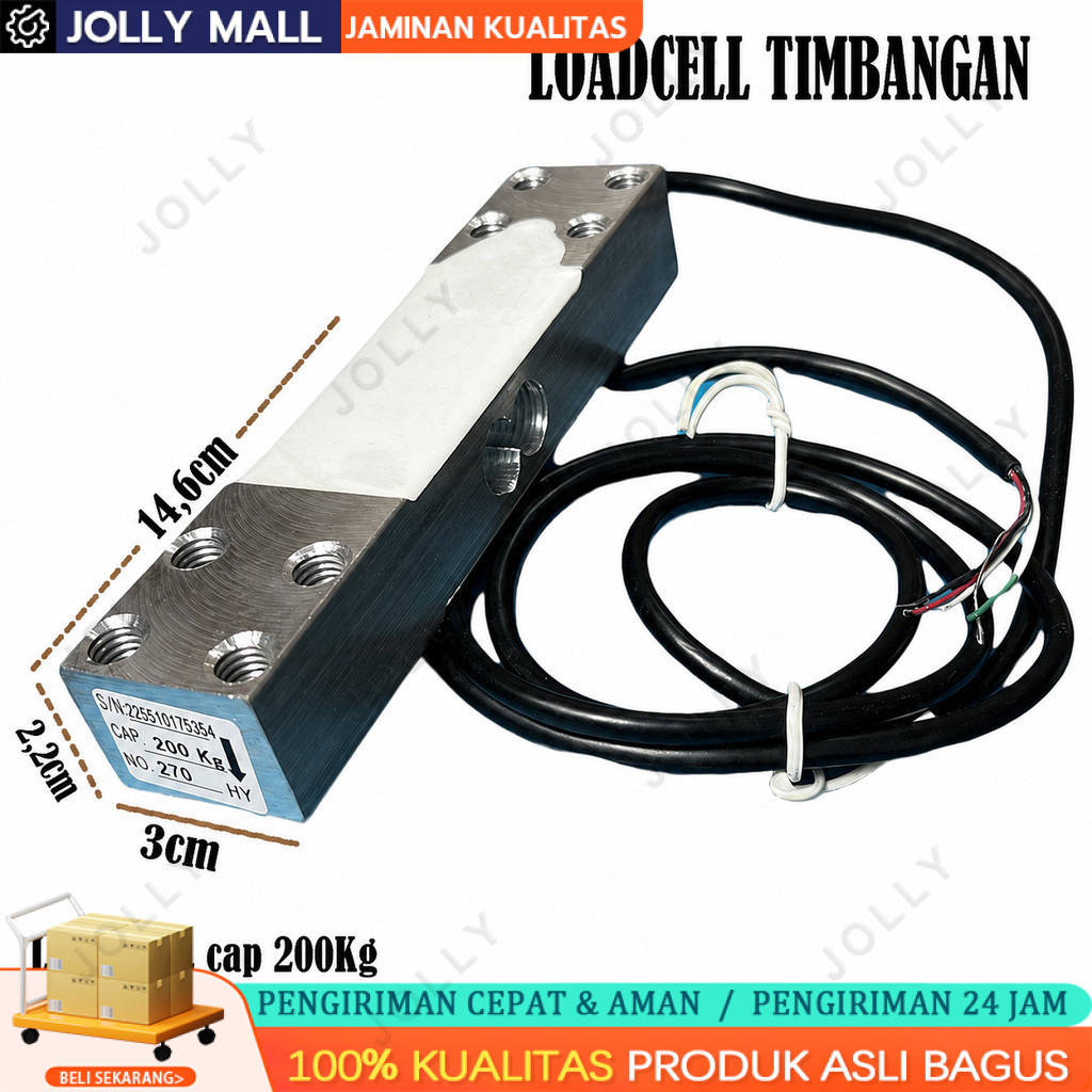 Loadcell Capasitas 180Kg Loadcell 100Kg 150Kg Sensor Timbangan Digital