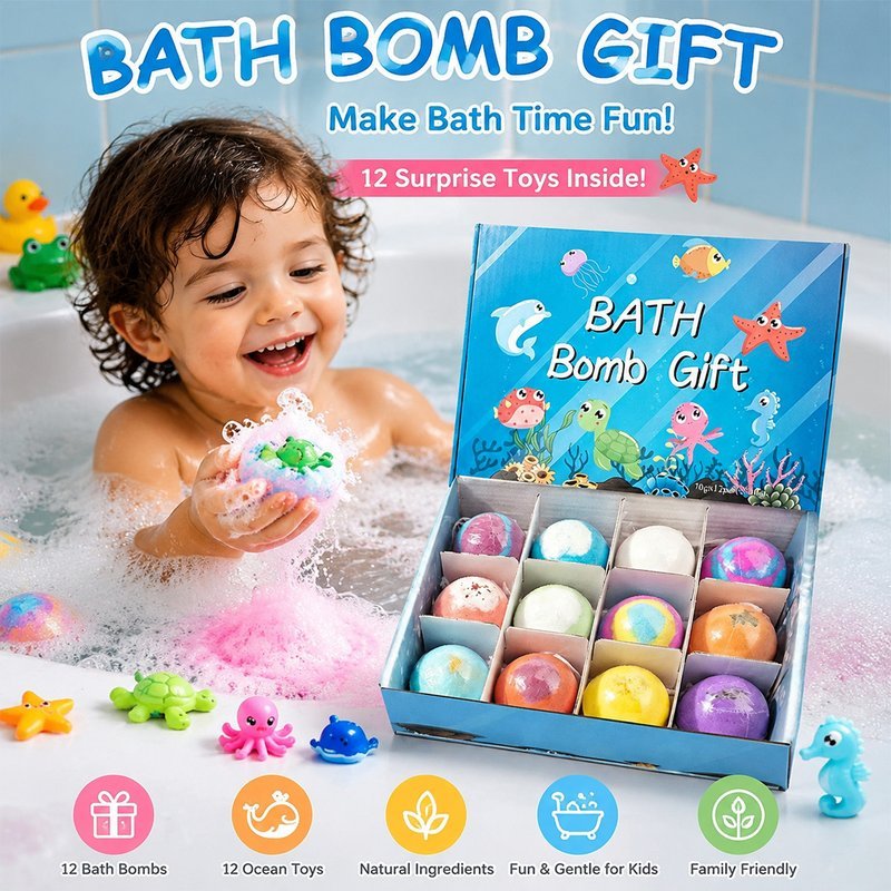 Bomb bath kids Bath bomb surprise Bubble bath for kids Bath Bomb Anak Bath bomb kids friendly