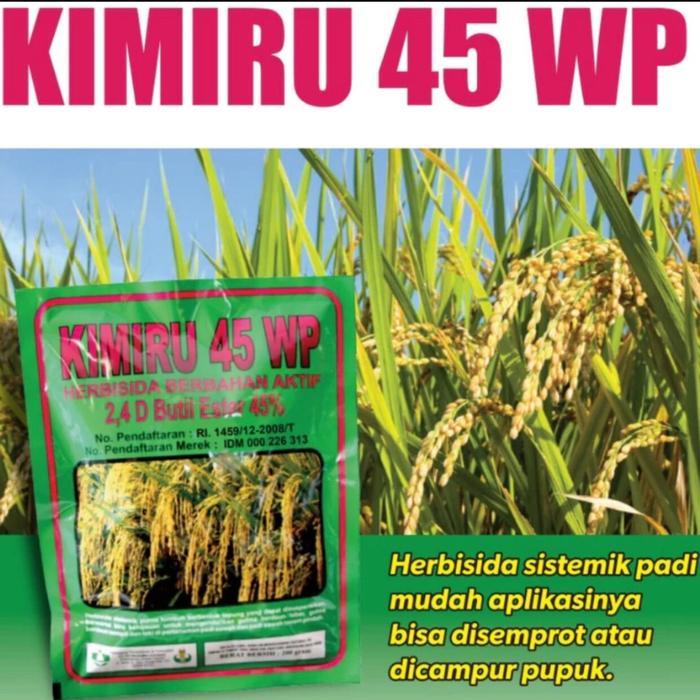 ￼HERBISIDA KIMIRU 45 WP KEMASAN 200 GR ￼Herbisida Sistemik Kimiru 45WP 200gram untuk mengendalikan g