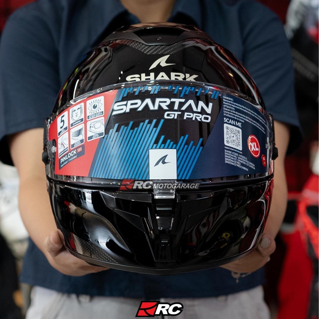 Helm Motor Full Face - Spartan GT Pro Carbon Black Original