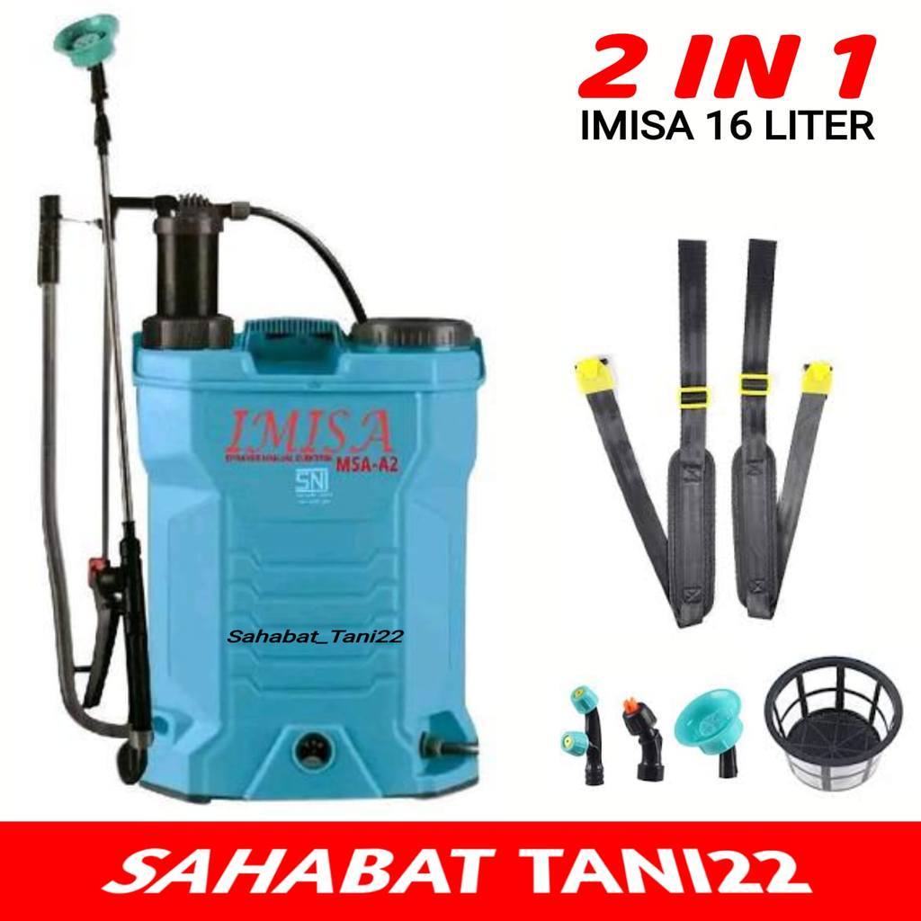 Sprayer Elektrik 2IN1 16 Liter Tangki Semprot Hama 2IN1 Tanaman Sprayer Elektrik Manual Alat Semprot