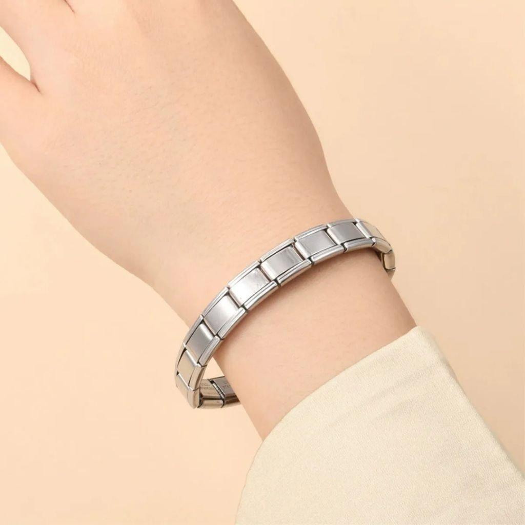 Gelang Rantai Jam Tangan | Gelang TITANIUM model PER Pria Wanita