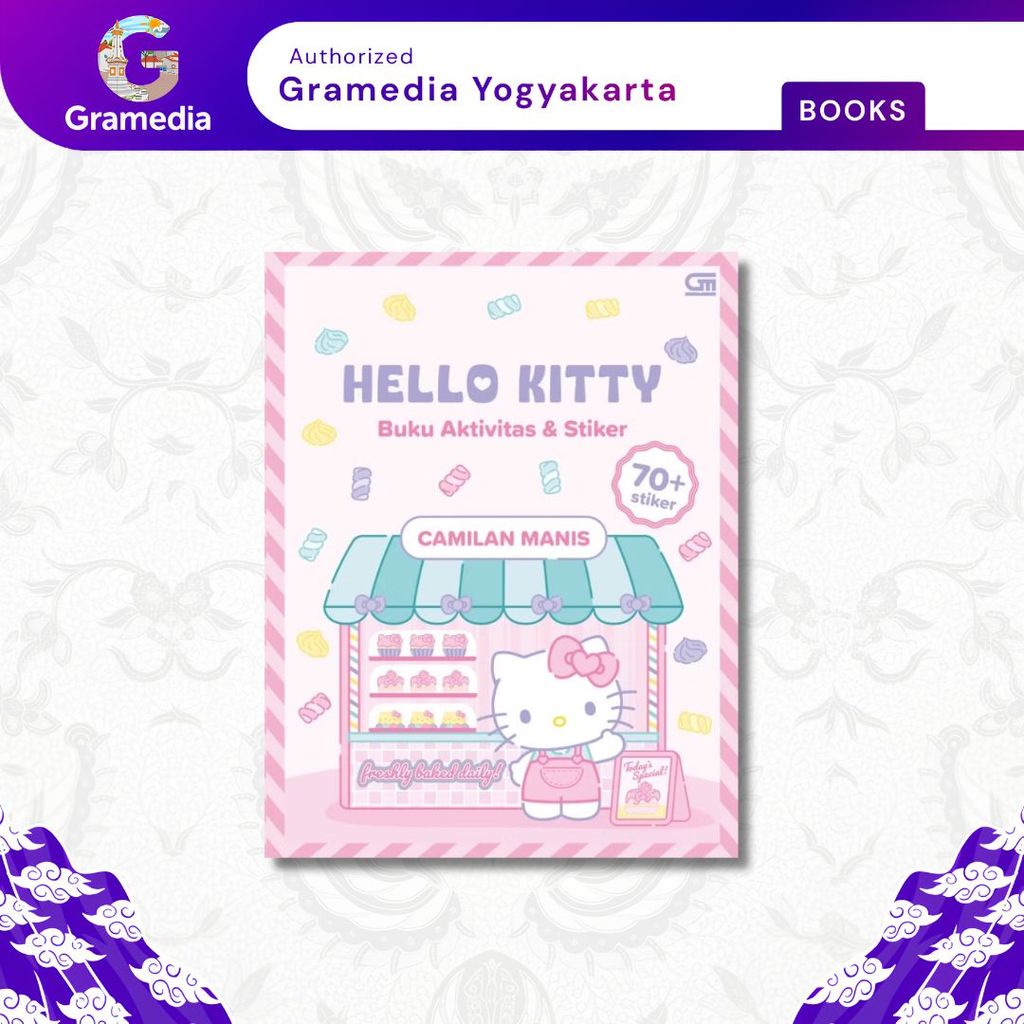 Gramedia Yogya - Hello Kitty: Buku Aktivitas dan Stiker Camilan Manis (Sanrio)