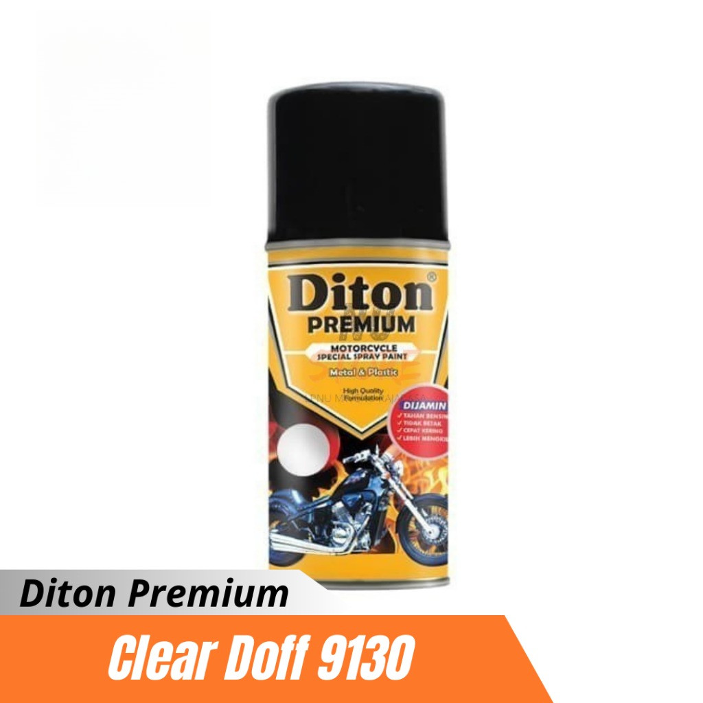 Diton Premium Cat Semprot - Clear Doff 9130 - Cat motor mobil